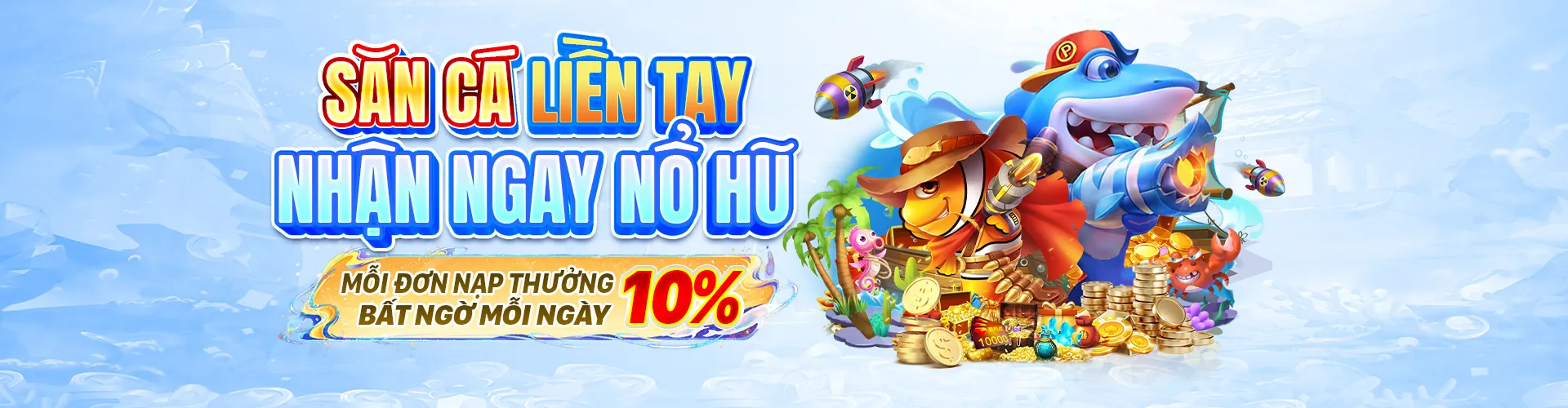 Thế giới bắn cá sống động tại goal123 nổ hũ