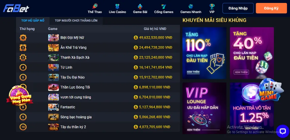Quy tắc chơi công bằng tại goal123 nổ hũ